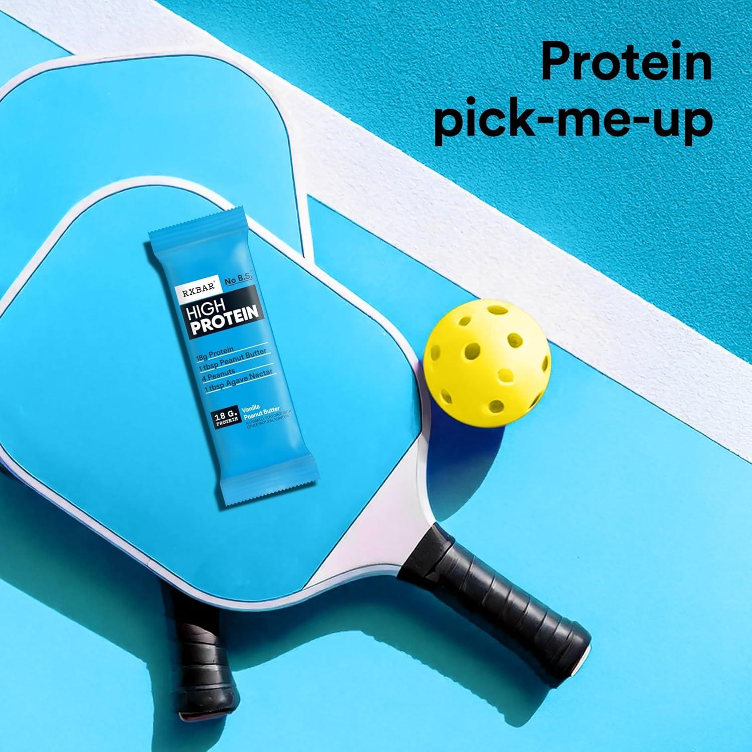 image:imageRXBAR High Protein Bars Gluten Free Protein Snacks Vanilla Peanut Butter 253oz Box 12 Bars12 Bars