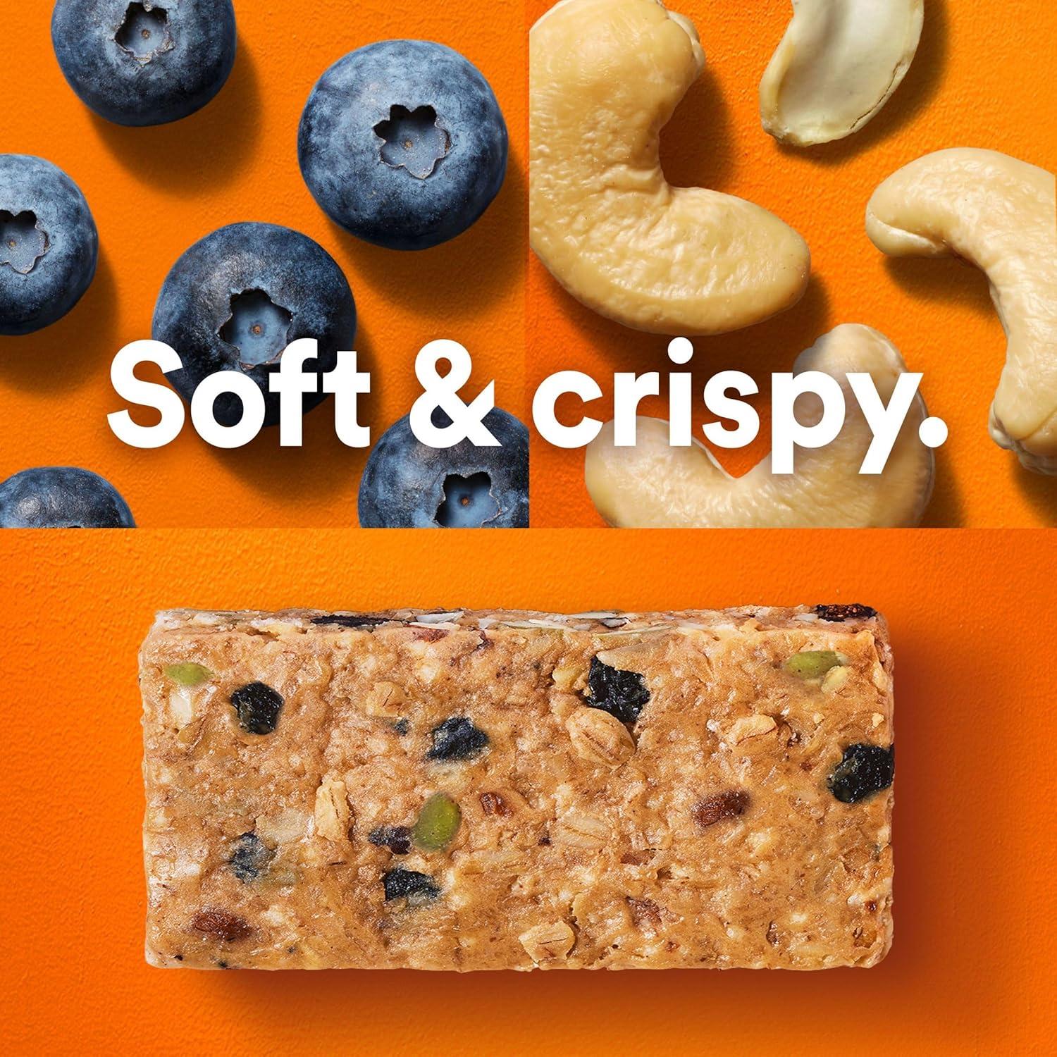 image:imageRXBAR Nut Butter And Oat Protein Bars Protein Snacks Snack Bars Blueberry Cashew Butter 97oz Box 5 Count97 OZ Pack of 2