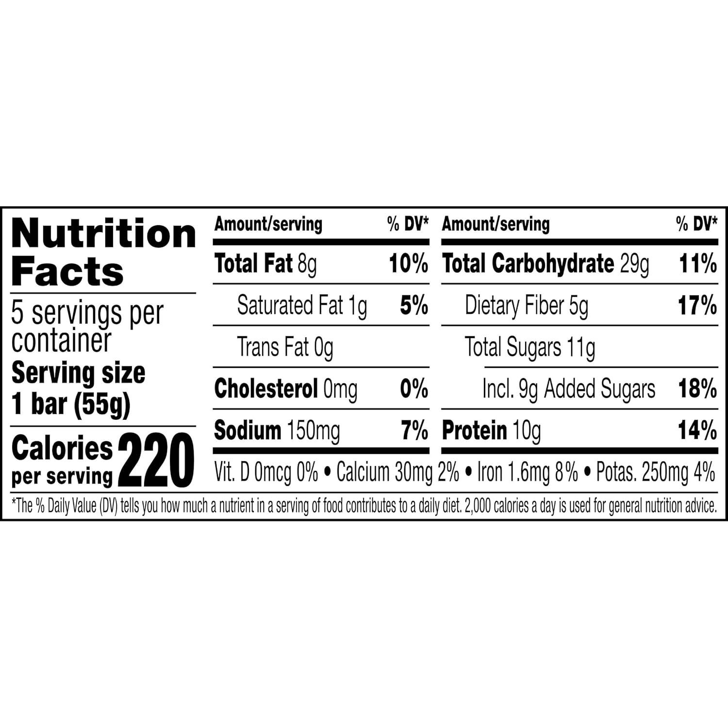 image:imageRXBAR Nut Butter And Oat Protein Bars Protein Snacks Snack Bars Blueberry Cashew Butter 97oz Box 5 Count97 OZ Pack of 2