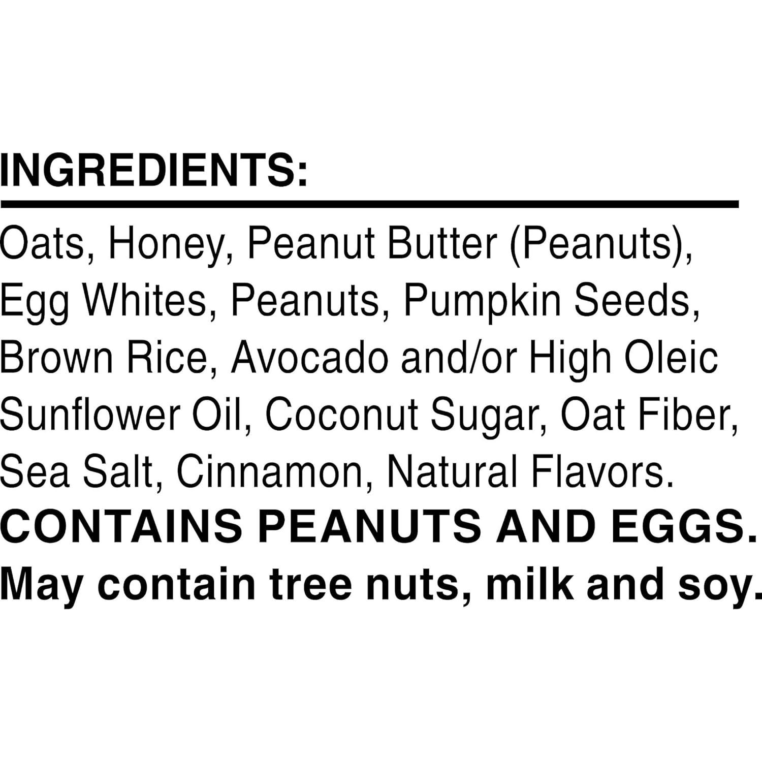 image:imageRXBAR Nut Butter and Oat Protein Bars Protein Snacks Honey Cinnamon Peanut Butter 6 Boxes 30 Bars