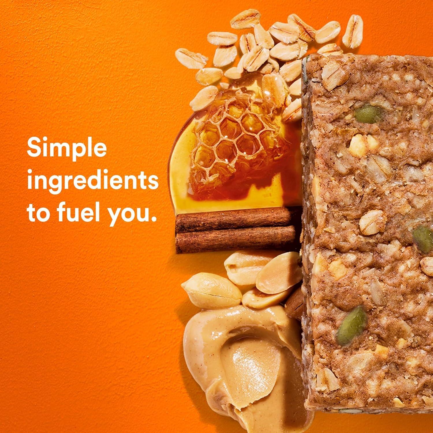 image:imageRXBAR Nut Butter and Oat Protein Bars Protein Snacks Snack Bars Honey Cinnamon Peanut Butter 232oz Box 12 Count