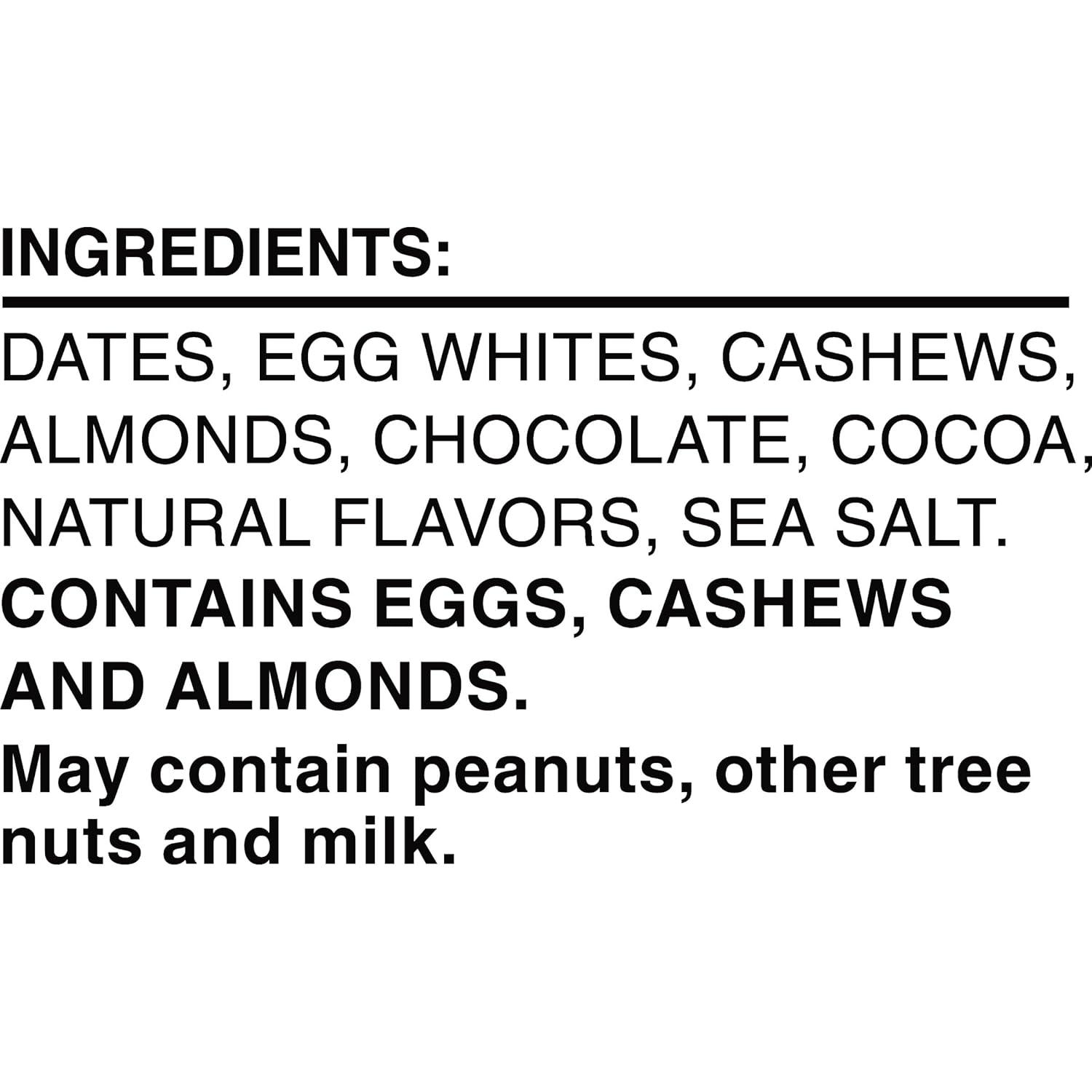 image:imageRXBAR Protein Bars Protein Snack Snack Bars Chocolate Sea Salt 91oz 5 Count5 Count Pack of 1