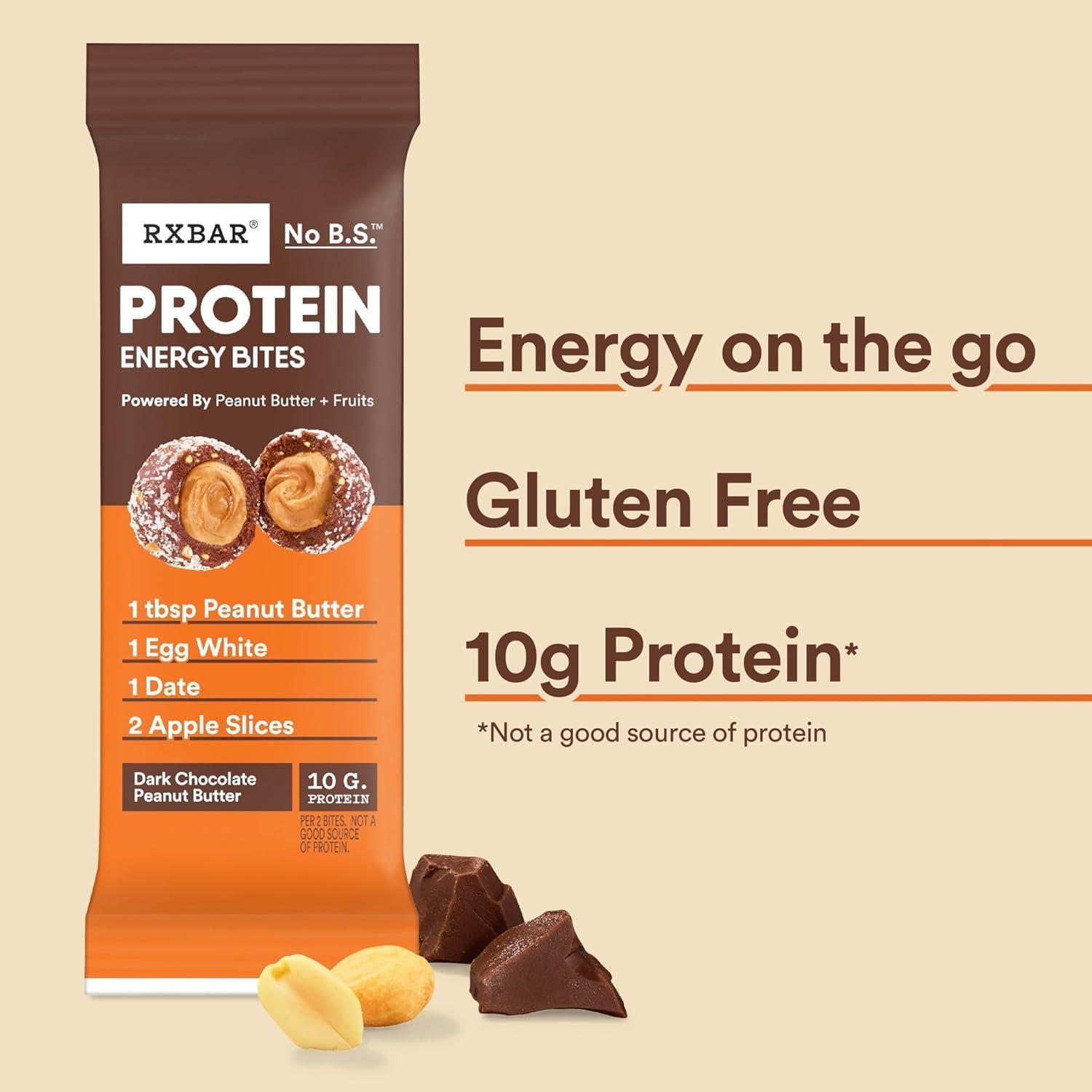 image:imageRXBAR Protein Energy Bites Gluten Free Energy Snacks Protein Snacks Variety Pack 20 BitesVariety Pack
