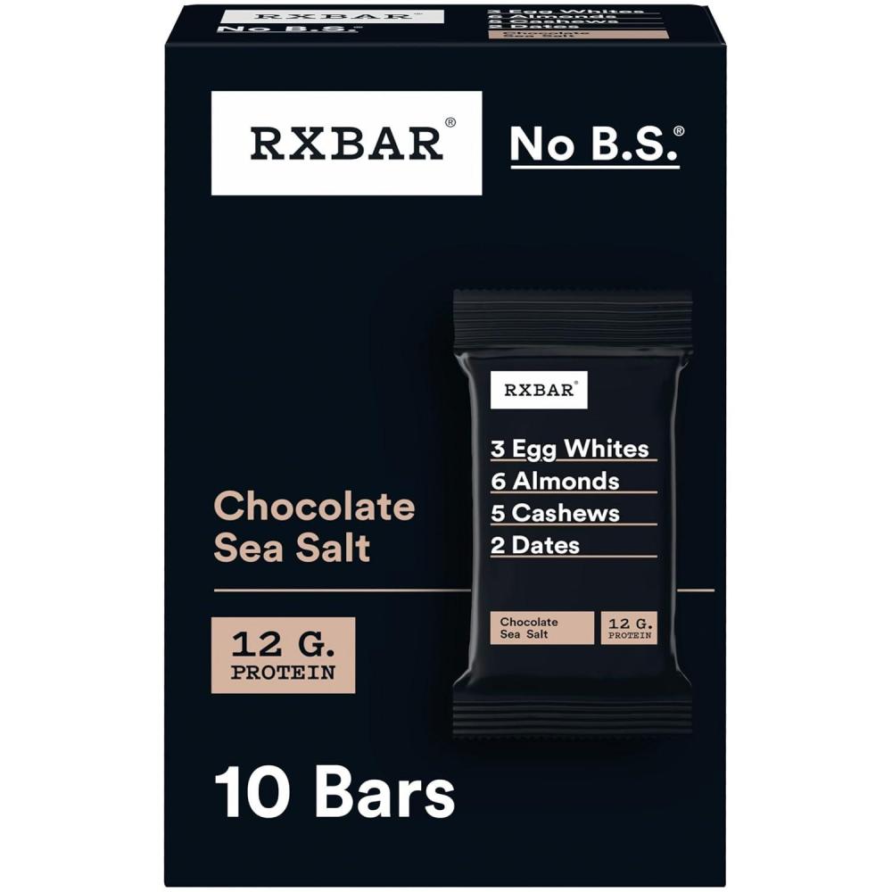 image:imageRXBAR Protein Bars Protein Snack Snack Bars Chocolate Sea Salt 22oz Box 12 CountChocolate