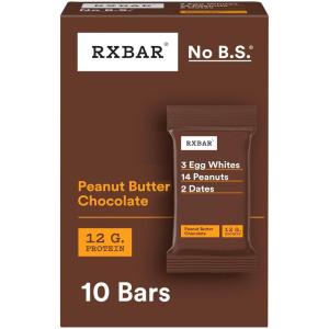 image:imageRXBAR Protein Bars Protein Snack Snack Bars Peanut Butter Chocolate 22oz Box 12 CountPeanut Butter Chocolate