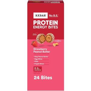 image:imageRXBAR Protein Energy Bites Gluten Free Energy Snacks Protein Snacks Variety Pack 20 BitesStrawberry Peanut Butter
